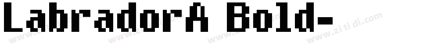 LabradorA Bold字体转换